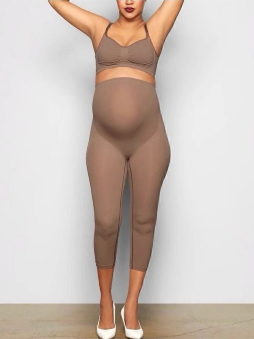 Skims Maternity Solutionwear in Umber